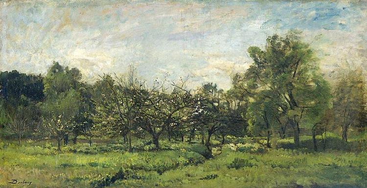 Orchard, Charles-Francois Daubigny